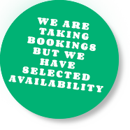Please note we are not taking bookings
